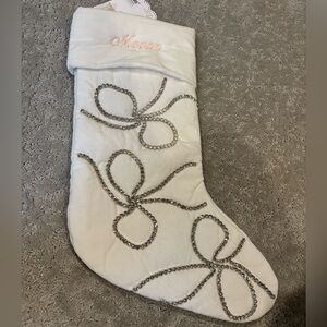 LoveShackFancy x Pottery Barn rhinestone stocking